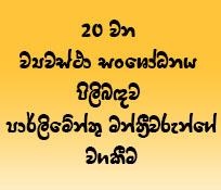 20 වන ව්‍යවස්ථා සංශෝධනය පිලිබඳව පාර්ලිමේන්තු මන්ත‍්‍රීවරුන්ගේ වගකීම